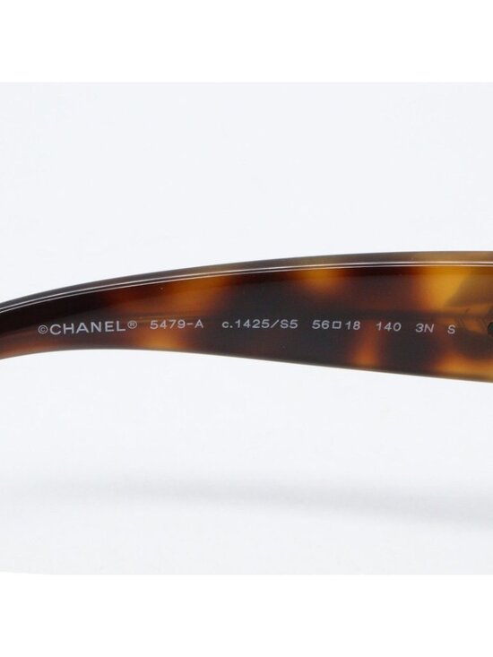 Chanel Sunglasses Tortoiseshell Pattern Brown S5 Eyewear